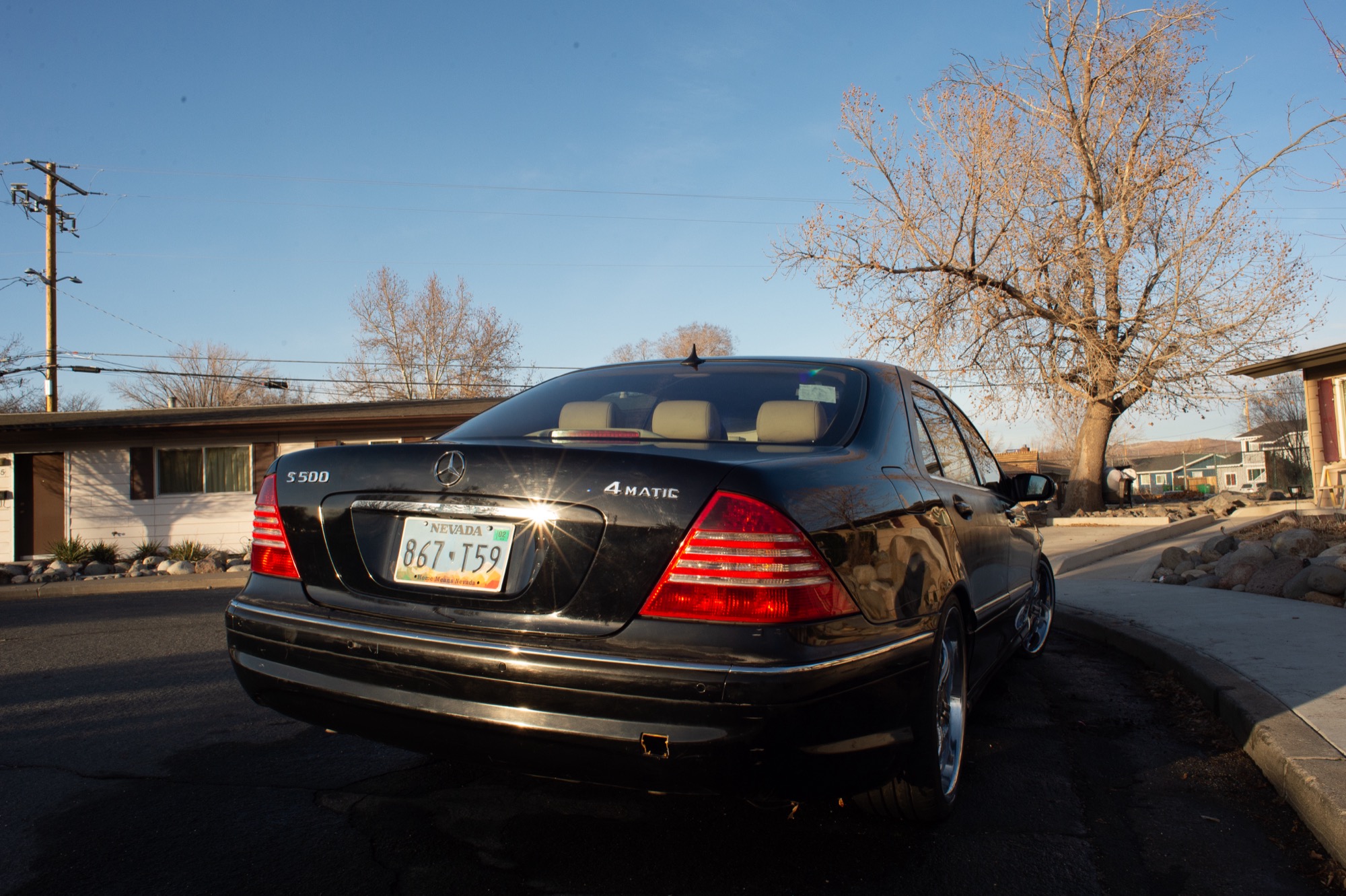 Mercedes S500 rear exterior